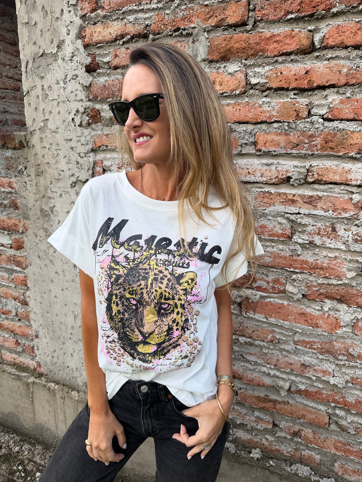 Polera majestic blanca