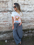 Palazzo crep lazo gris