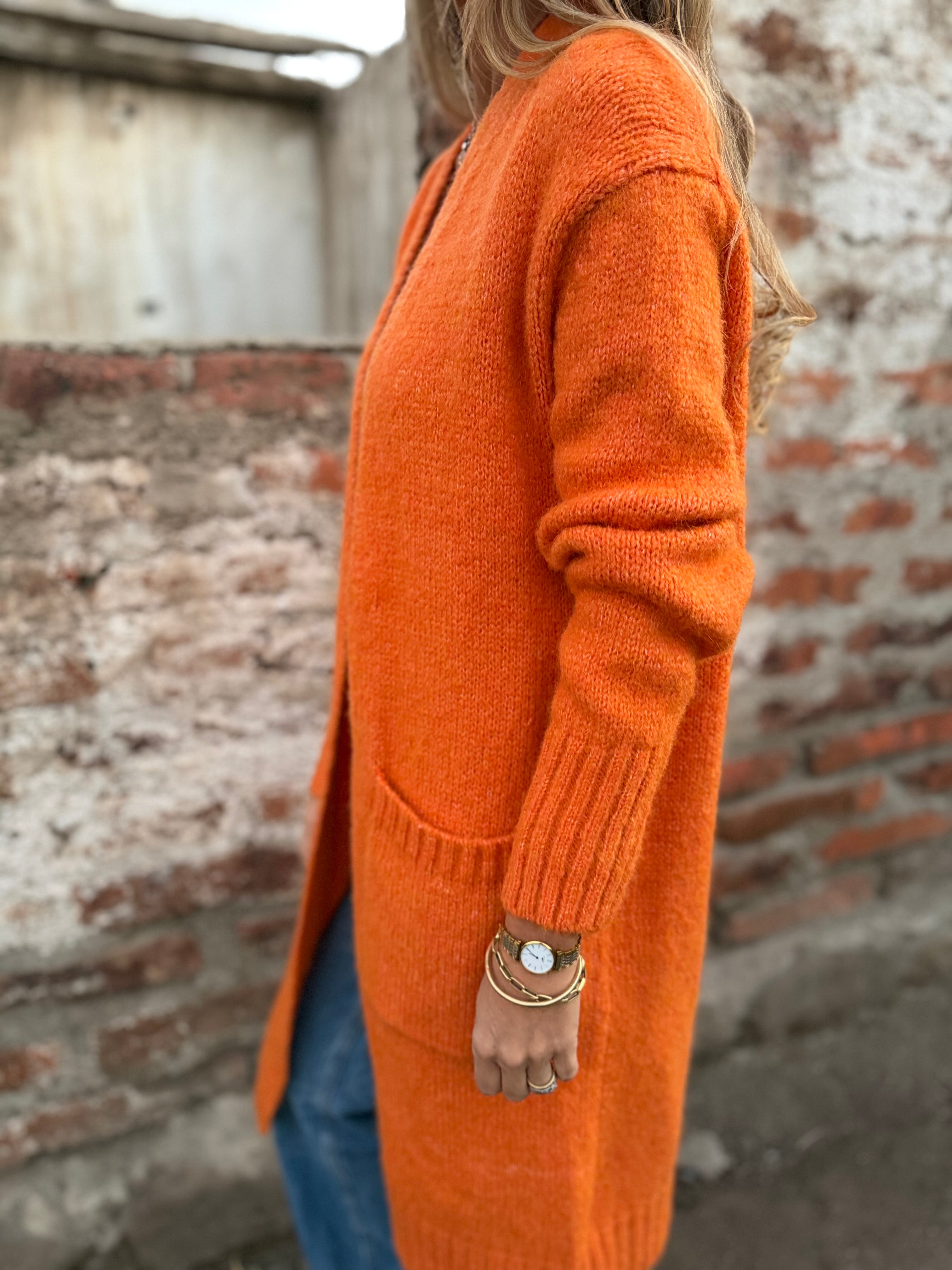 Chaleco alerce salmón