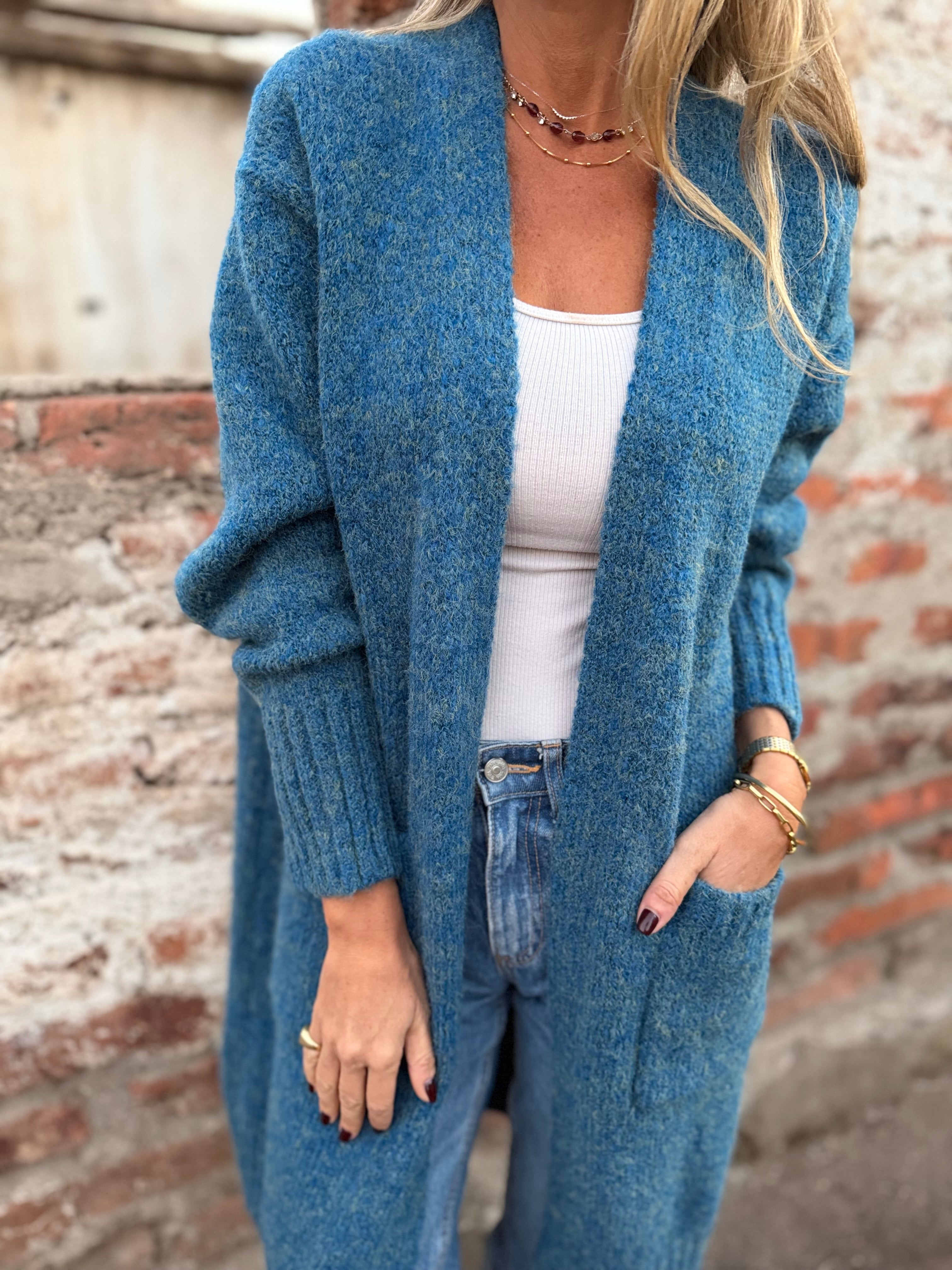 Chaleco alerce turquesa