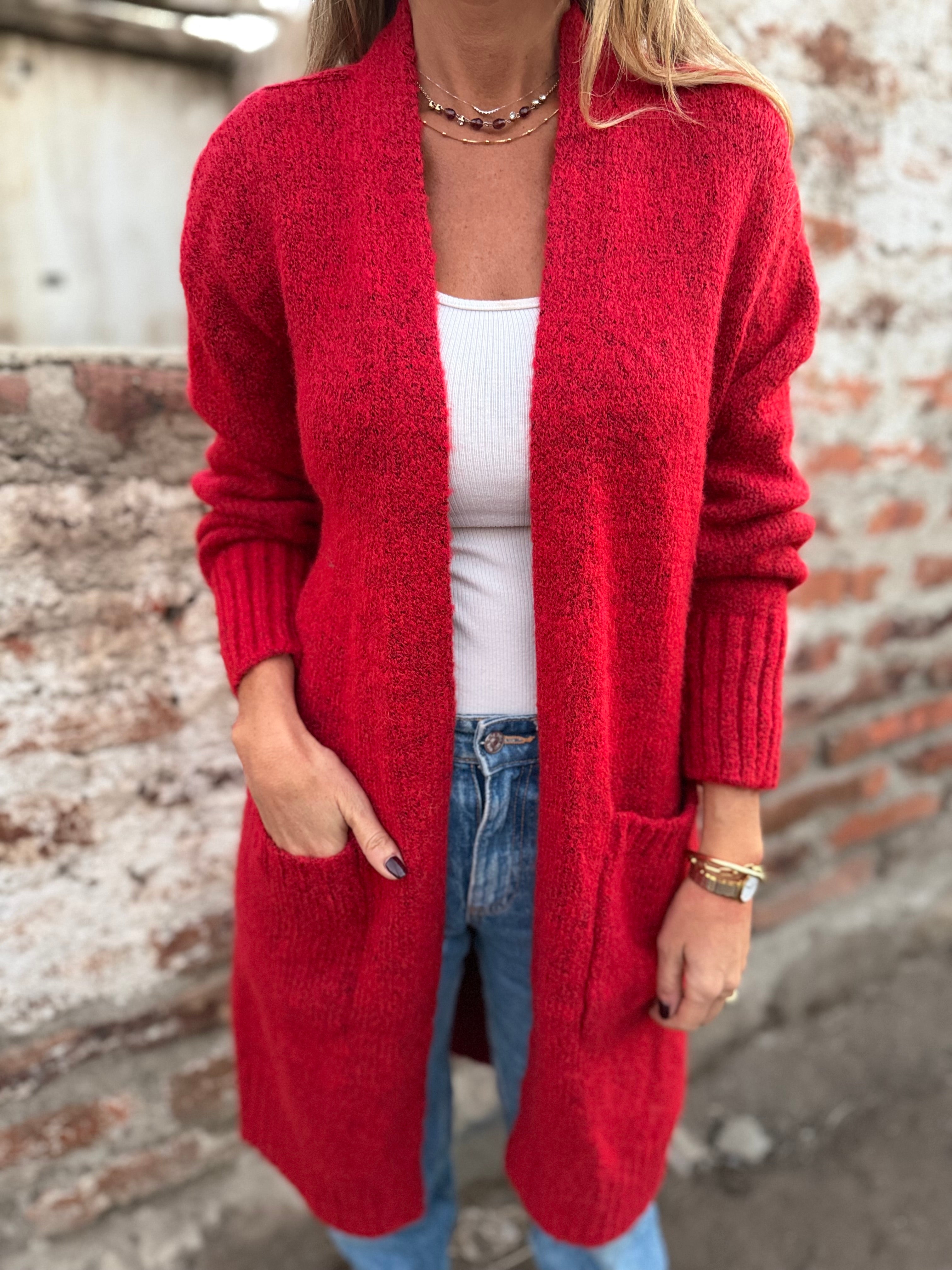 Chaleco alerce rojo italiano