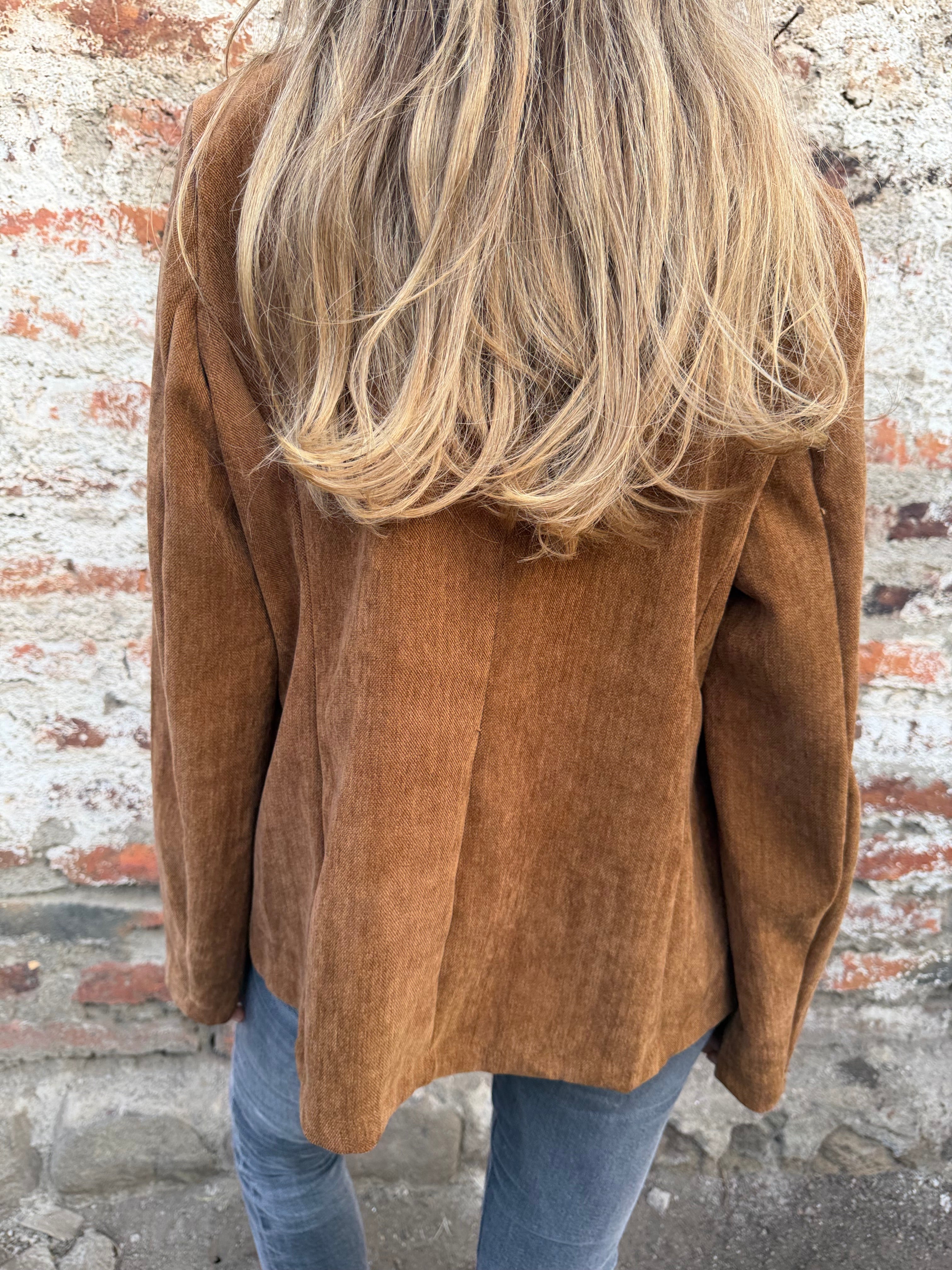 Blazer textura camel