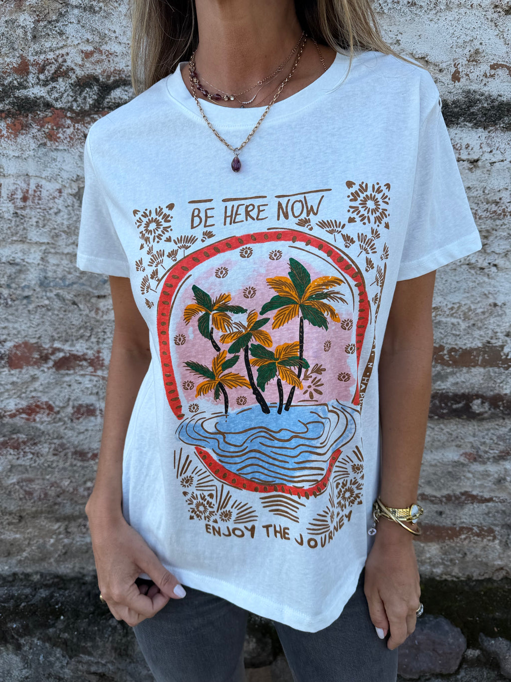 Polera farm blanca