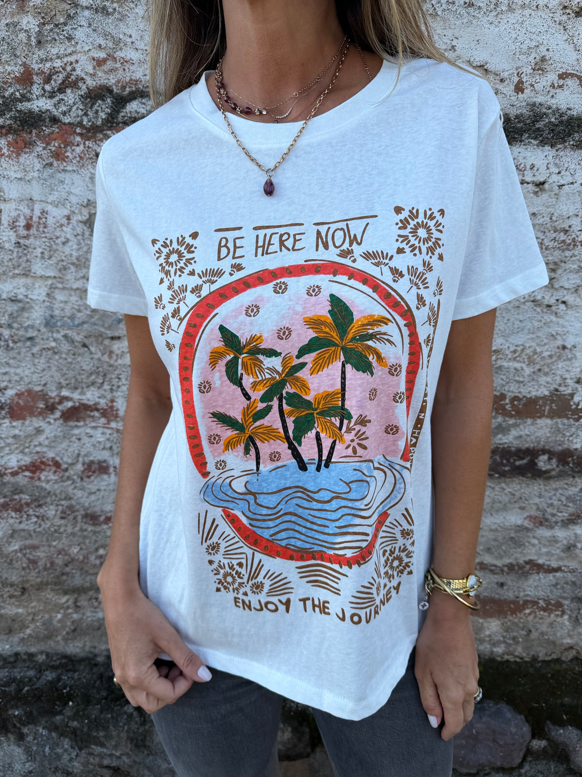 Polera farm blanca