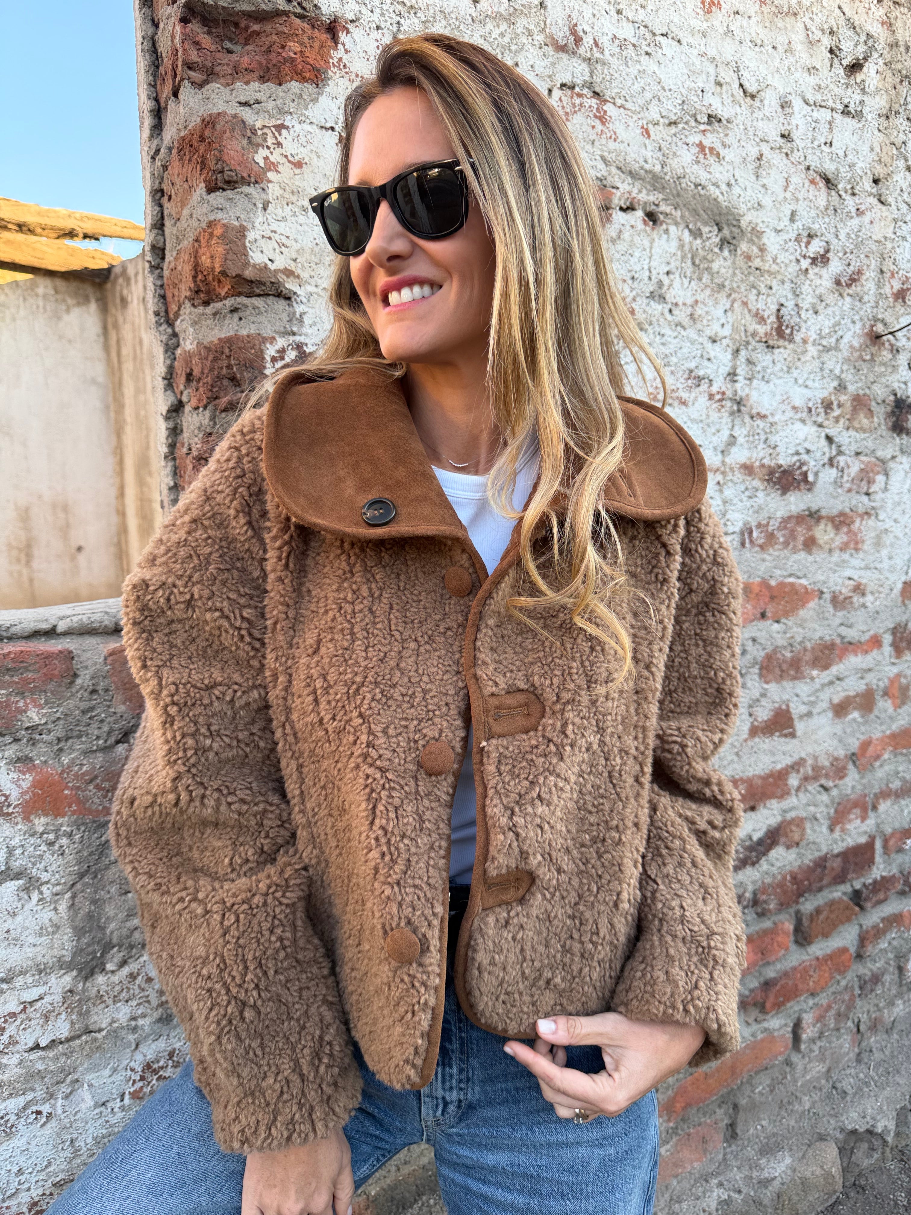 New chaqueta reversible chiporro camel