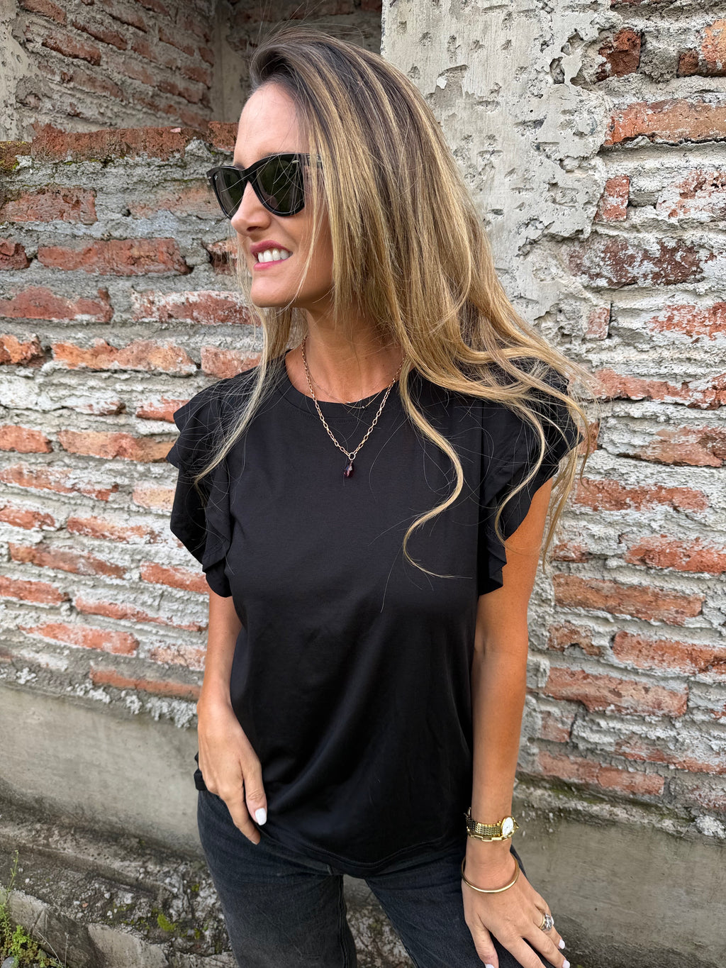 Polera me mola negra