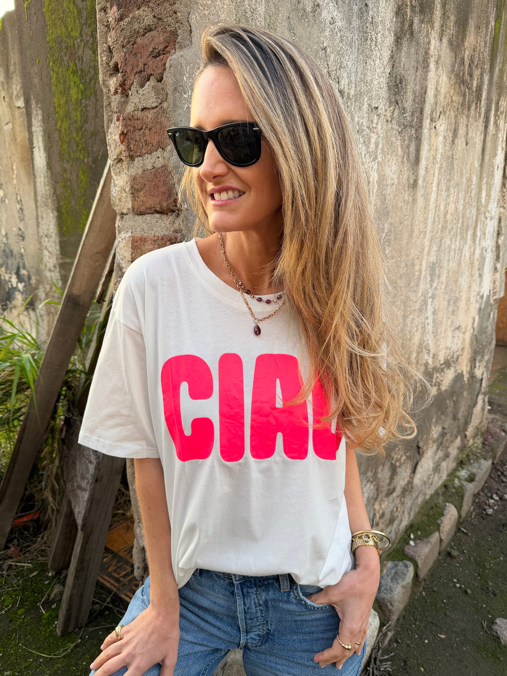 Polera ciao flúor