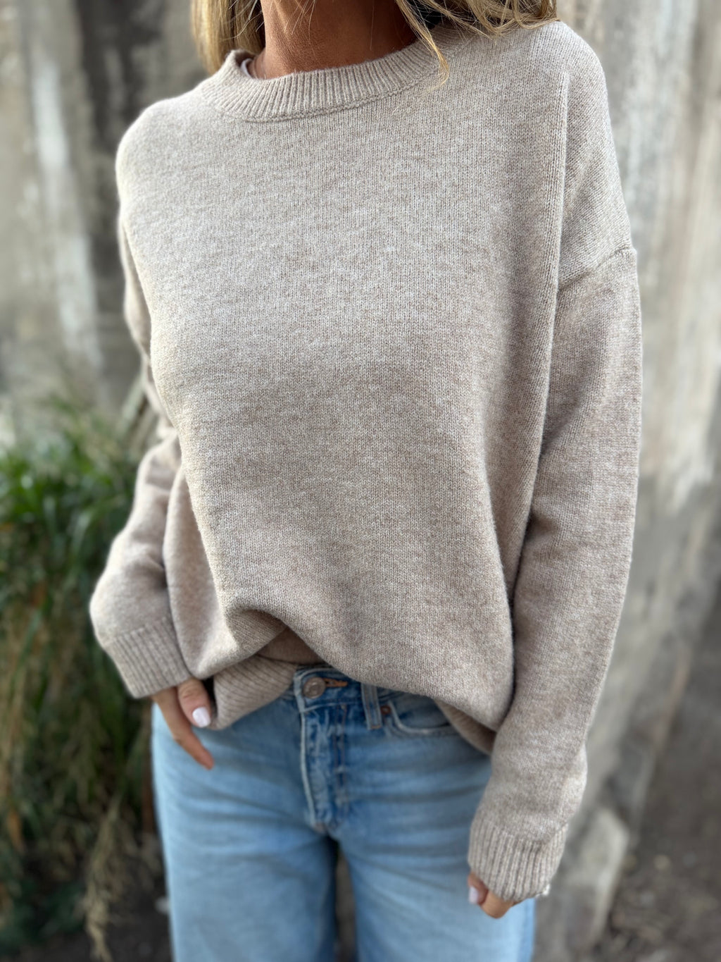 Chaleco básico súper soft beige