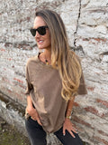 Maxxi polera tachas camel