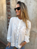 Blusa cedrón blanca