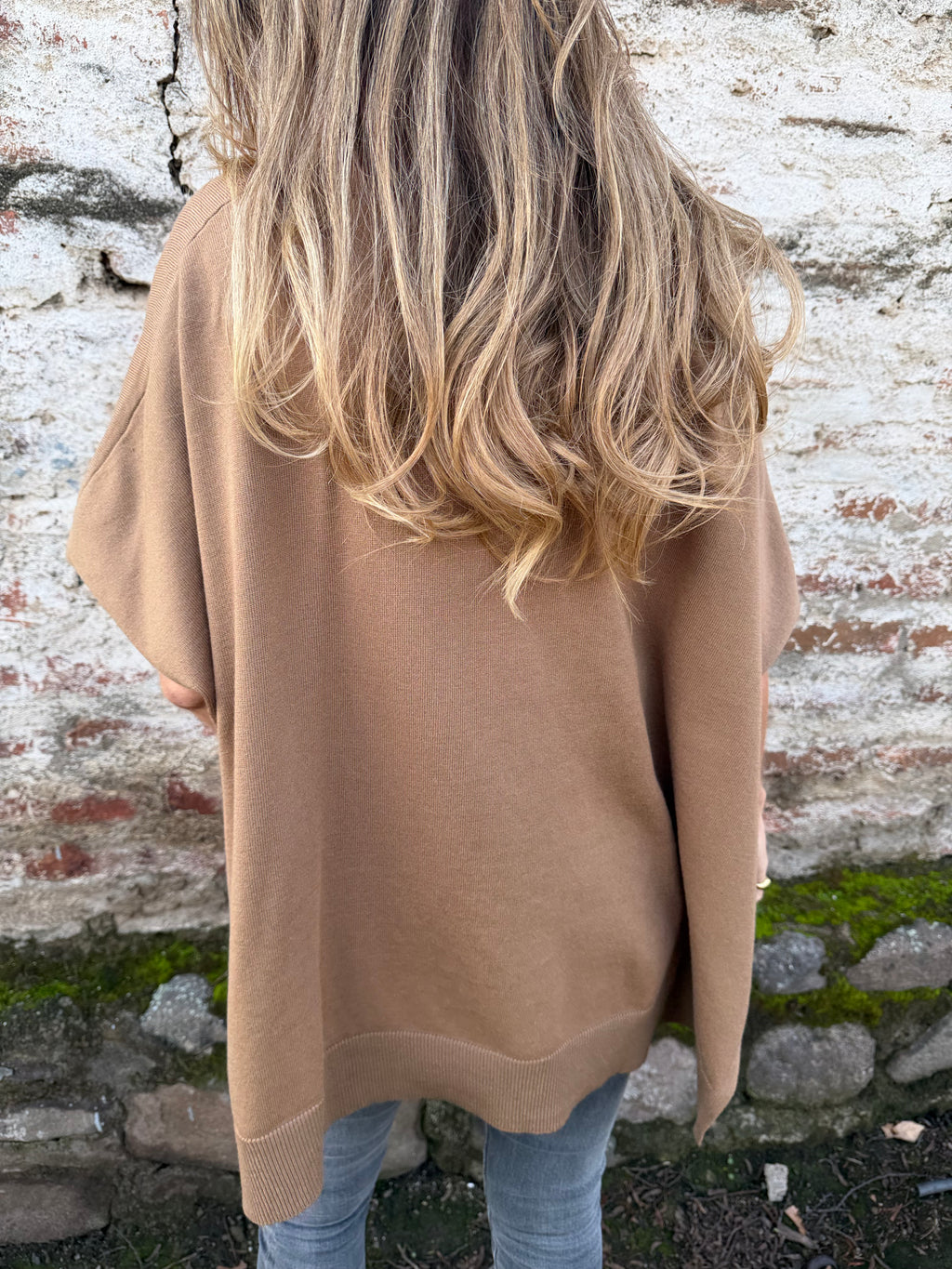 Chaleco tapado camel
