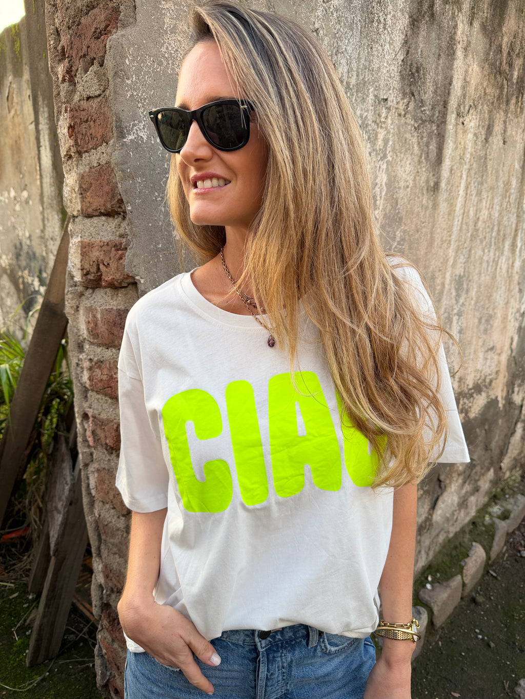 Polera ciao amarilla