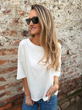 Maxxi polera modal blanca