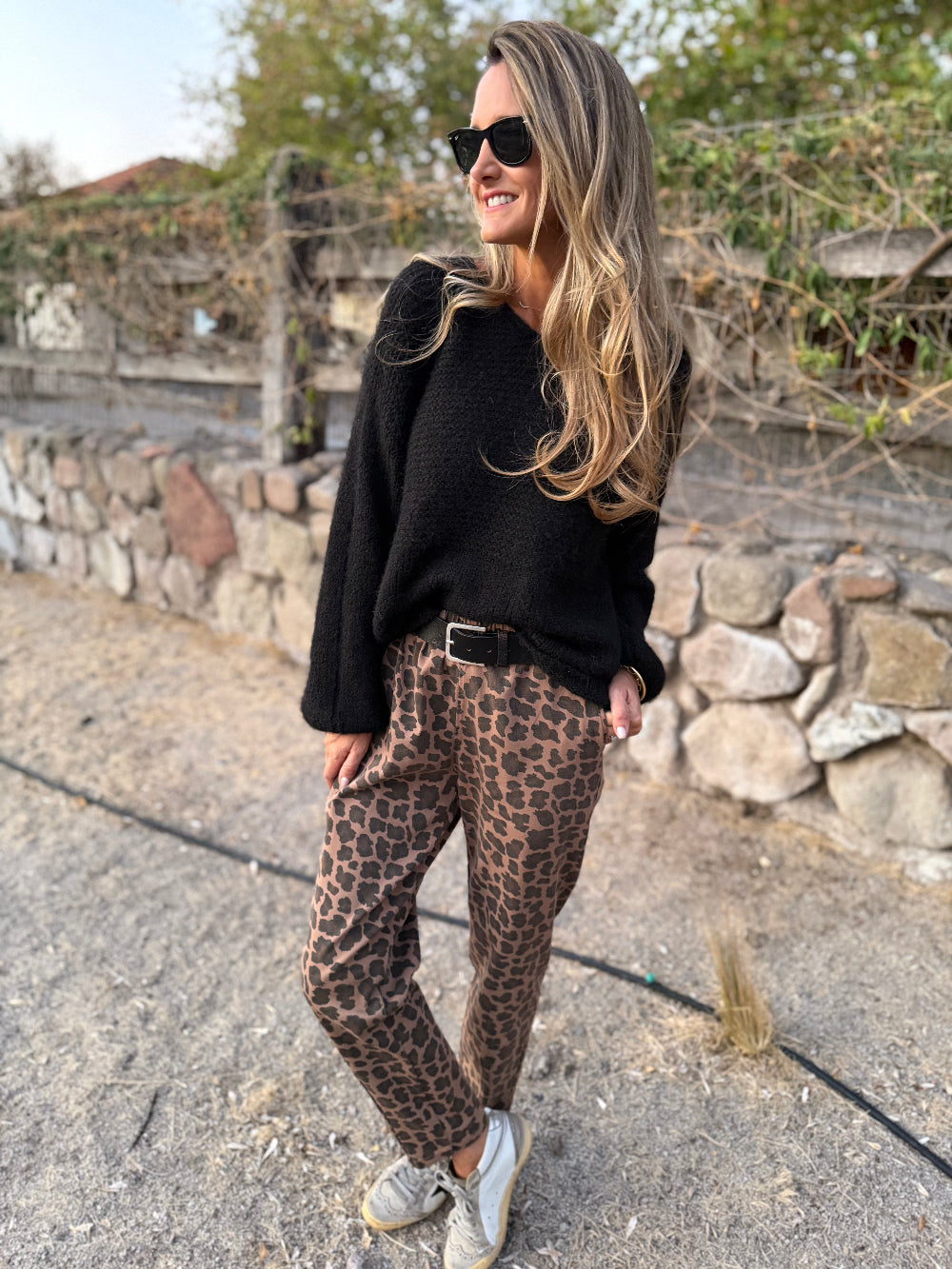 Jogger print chocolate