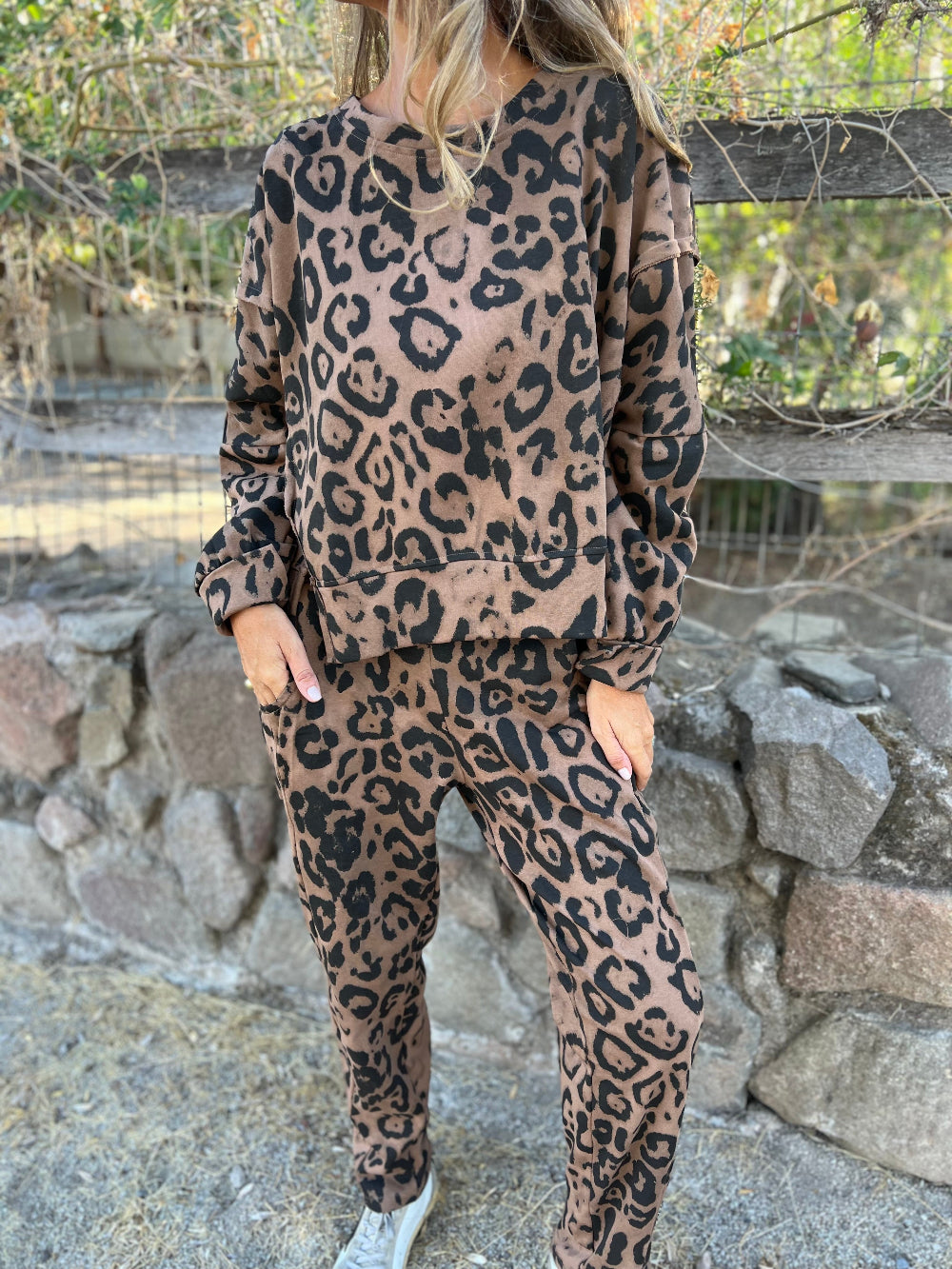 Set animal print chocolate