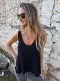 Polera natural negra