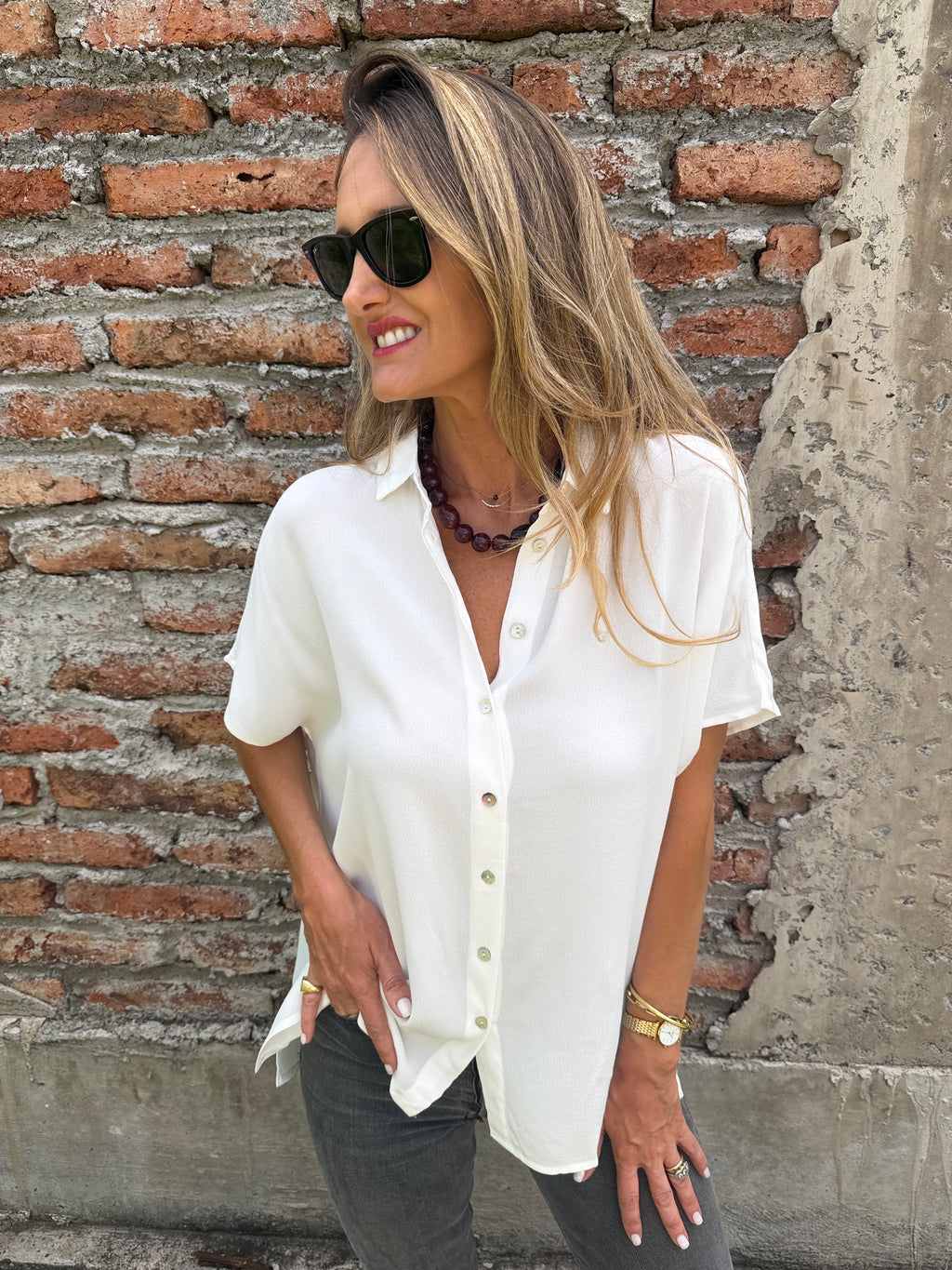 Blusa simple perfecta blanca