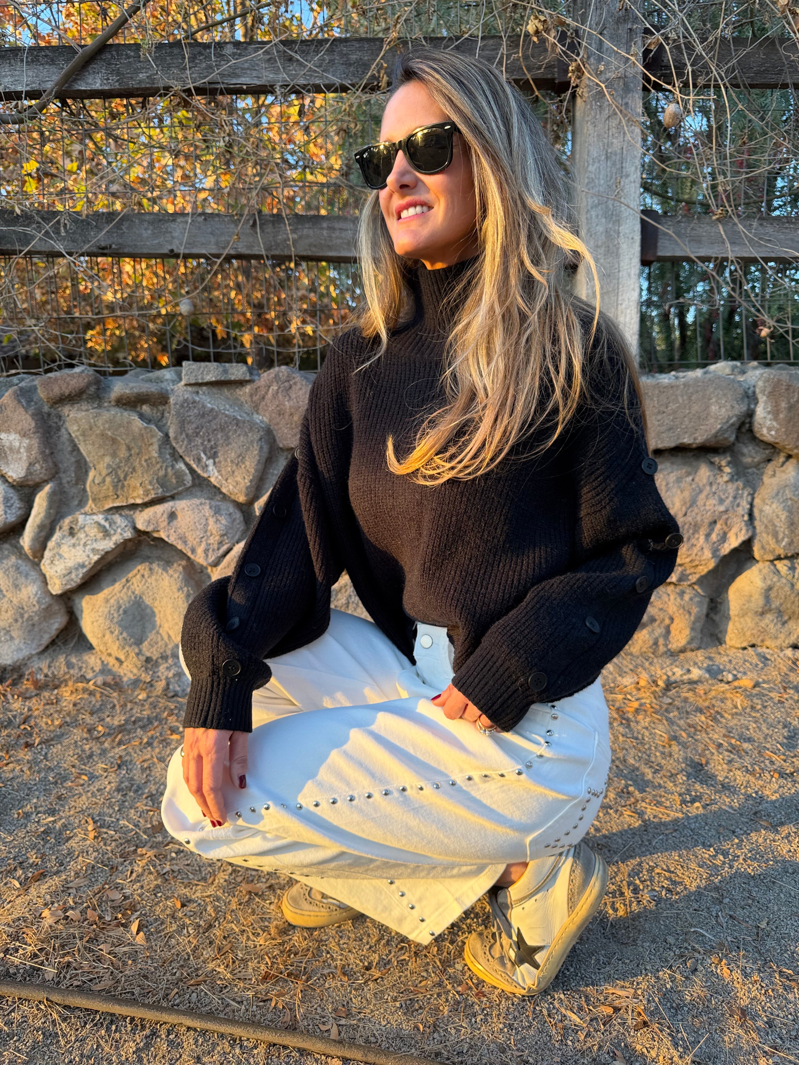 Bluejean baloon tachas blanco