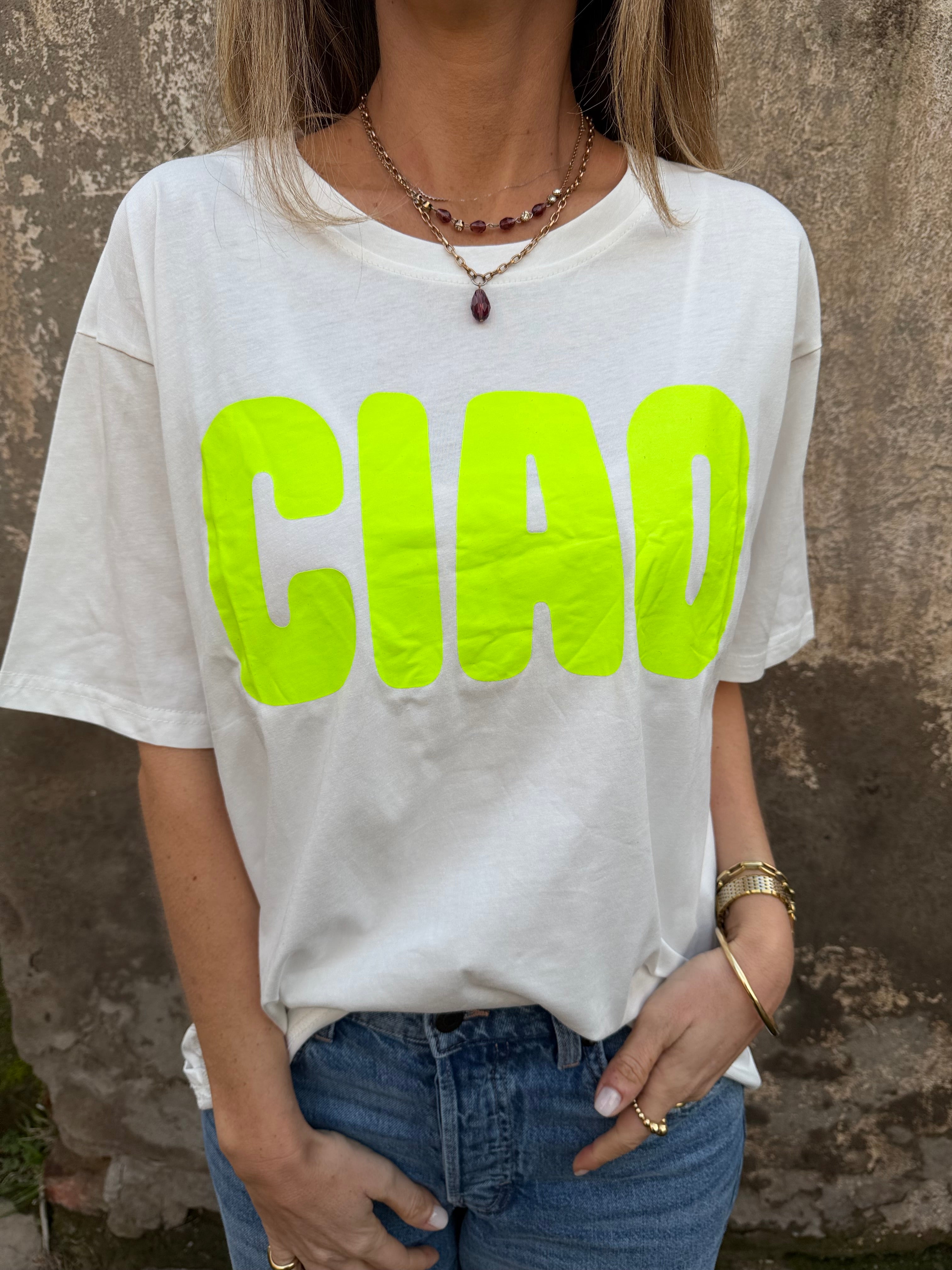 Polera ciao amarilla