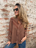 Blusa fabulosa café