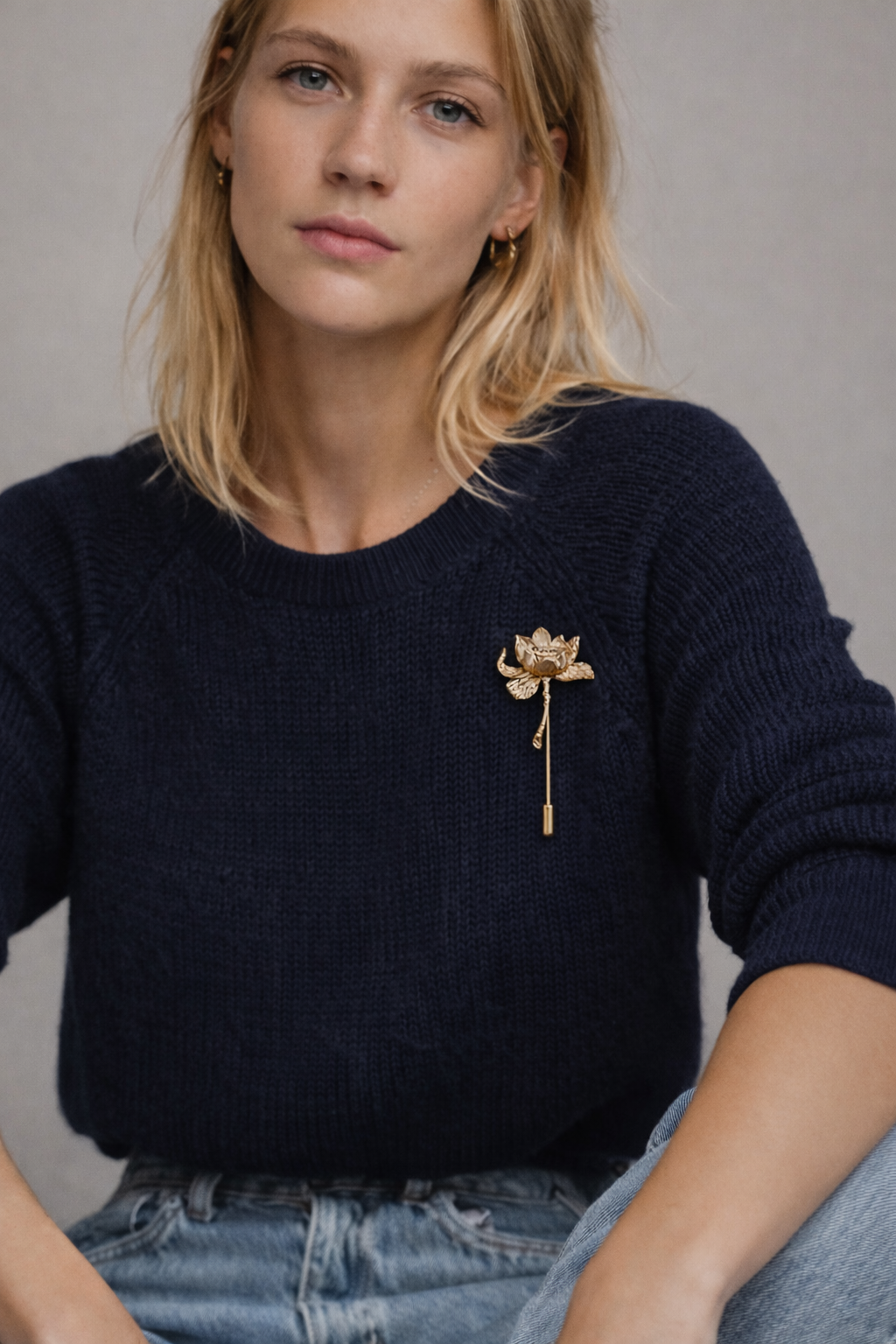 Broche Loto Gold