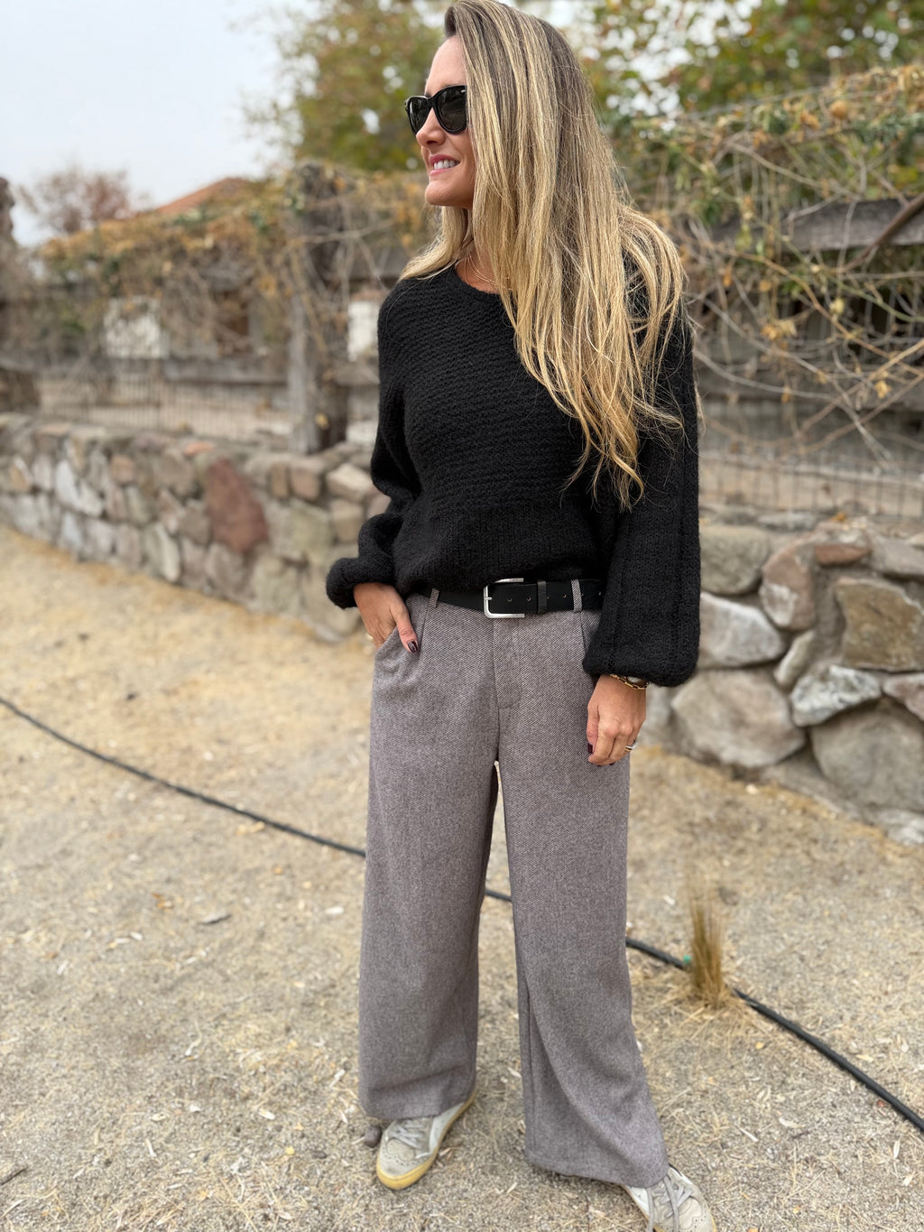 New Pantalón sastre taupé