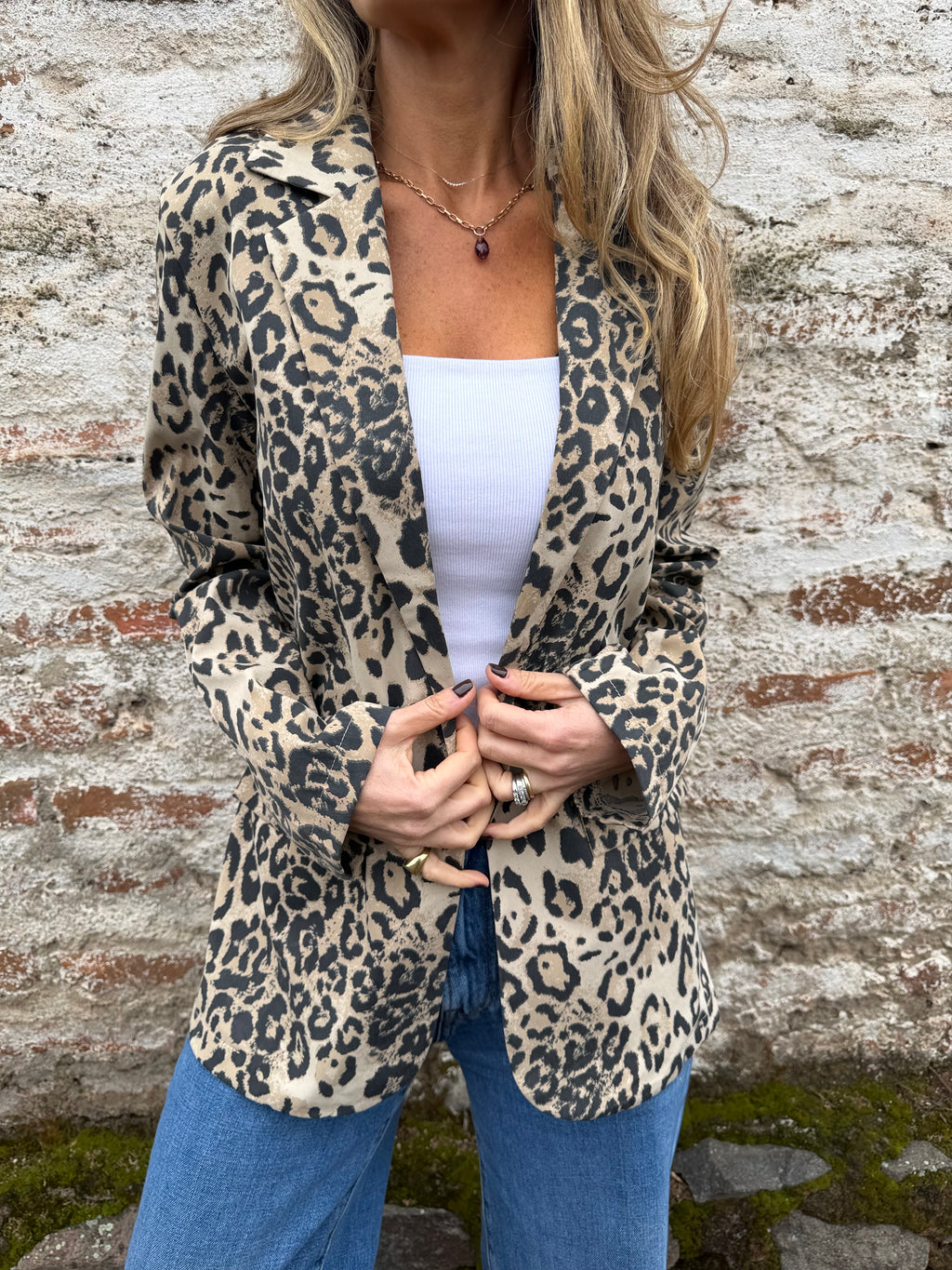 Blazer animal print