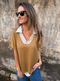 Blusa/ polera camel