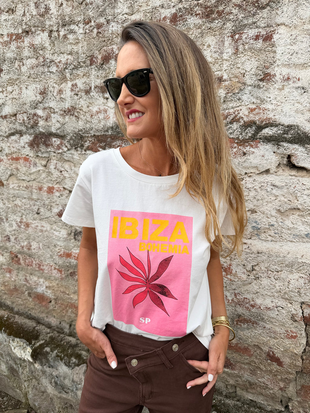 Polera ibiza blanca