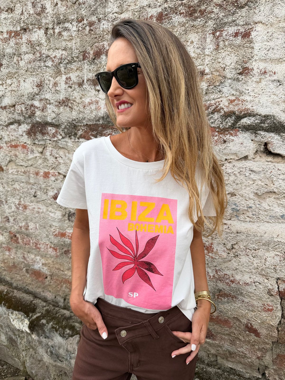 Polera ibiza blanca
