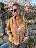 Blazer 100% lino camel