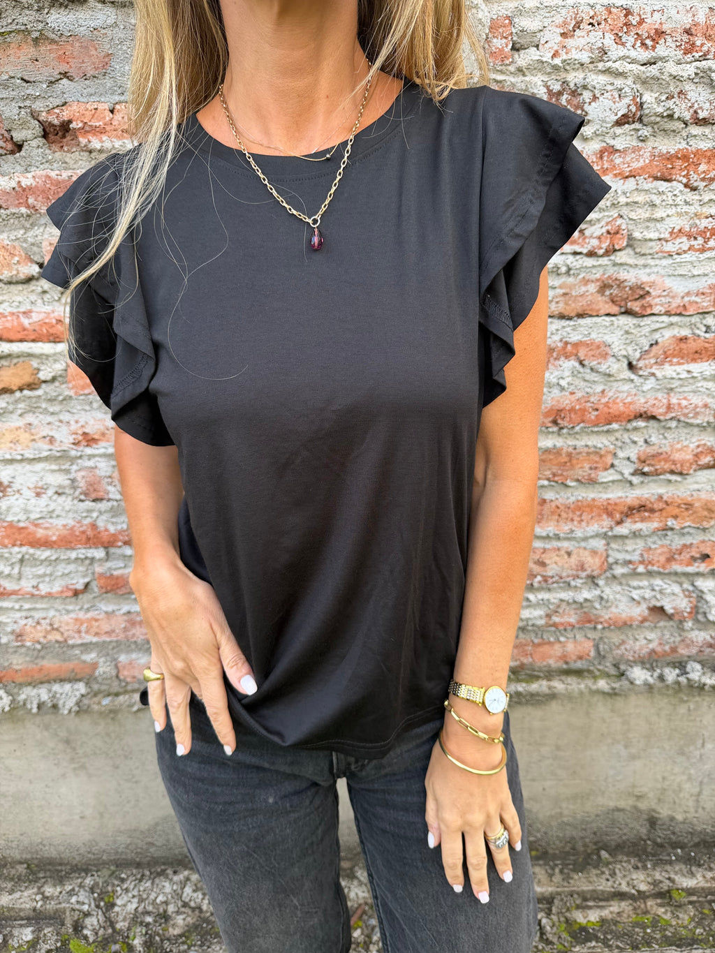 Polera me mola negra