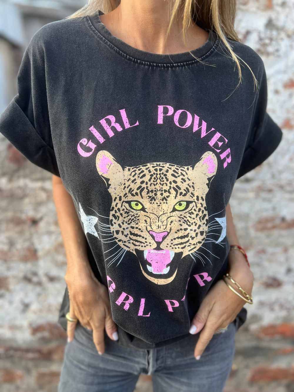 Polera tigre negra