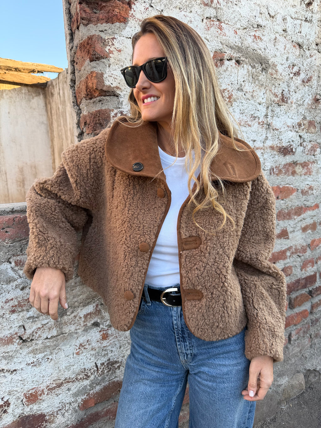 New chaqueta reversible chiporro camel