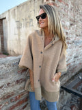 Poncho patagón beige