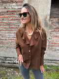 Blusa bluejean vuelos café