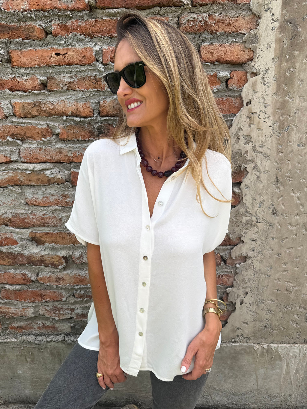 Blusa simple perfecta blanca