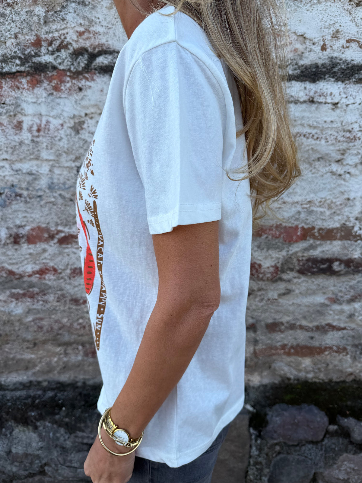 Polera farm blanca
