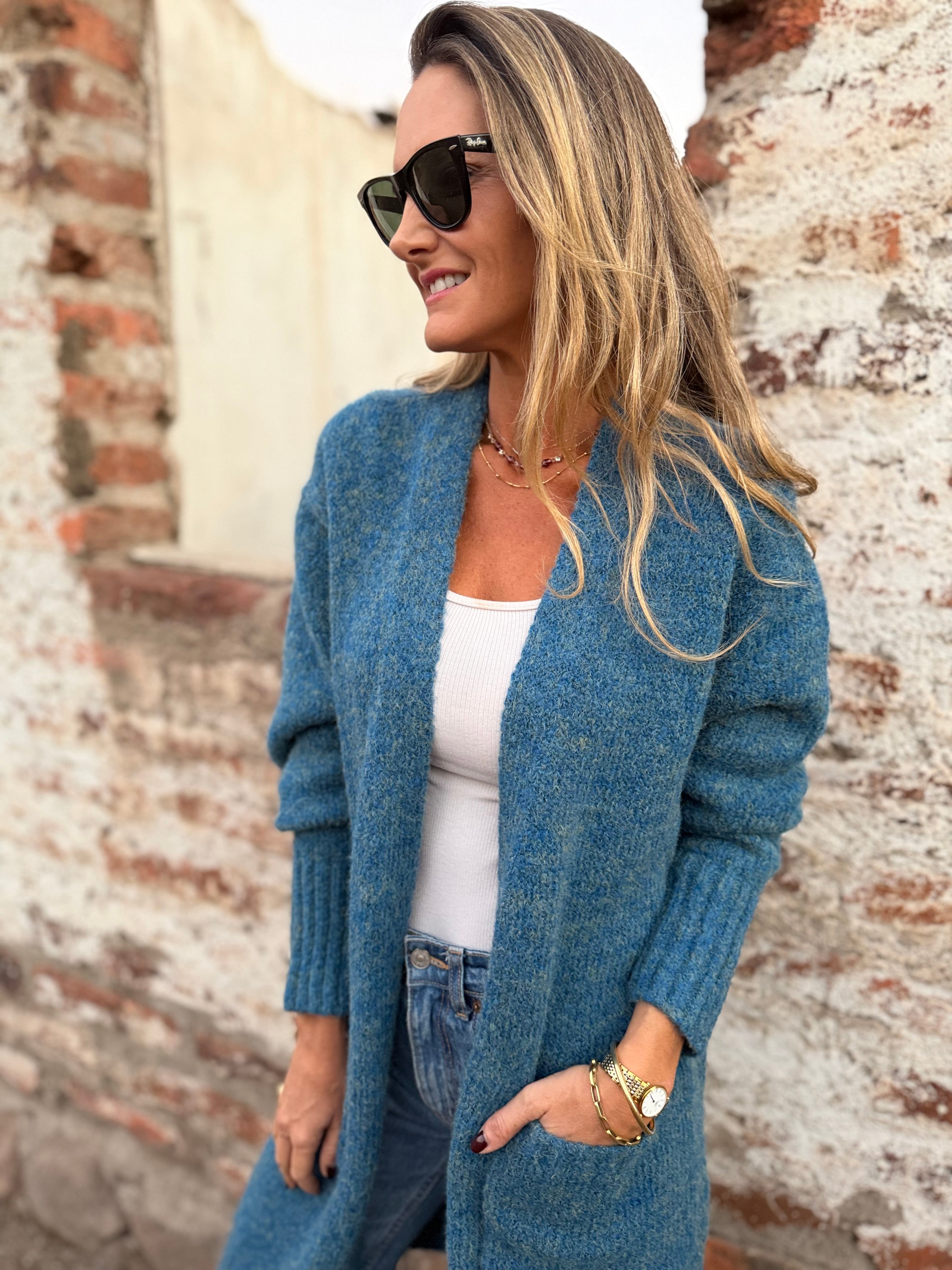 Chaleco alerce turquesa