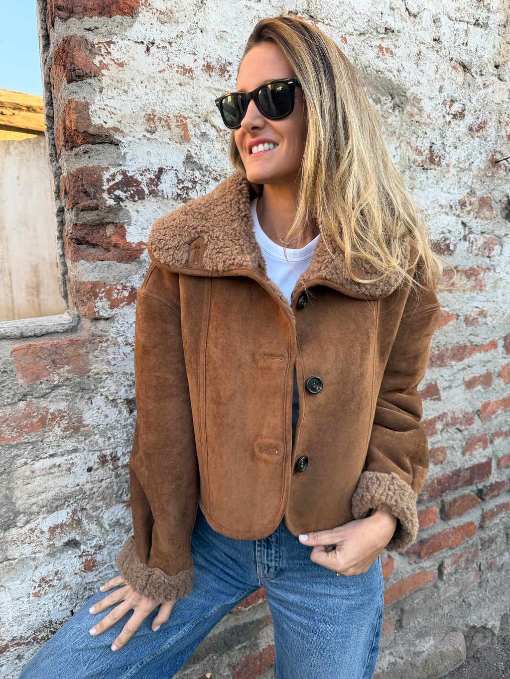 New chaqueta reversible chiporro camel