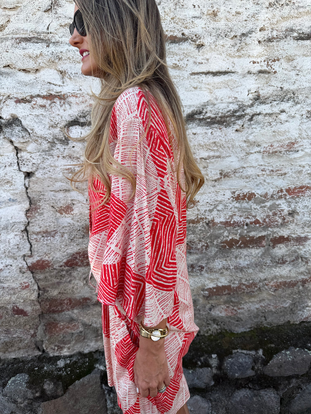 Set capri rojo