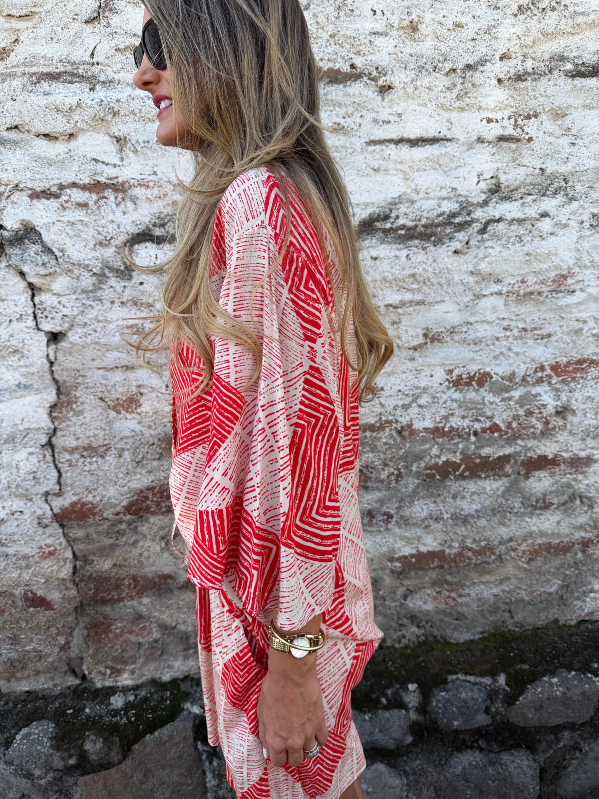 Set capri rojo