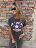 Polera new york gris