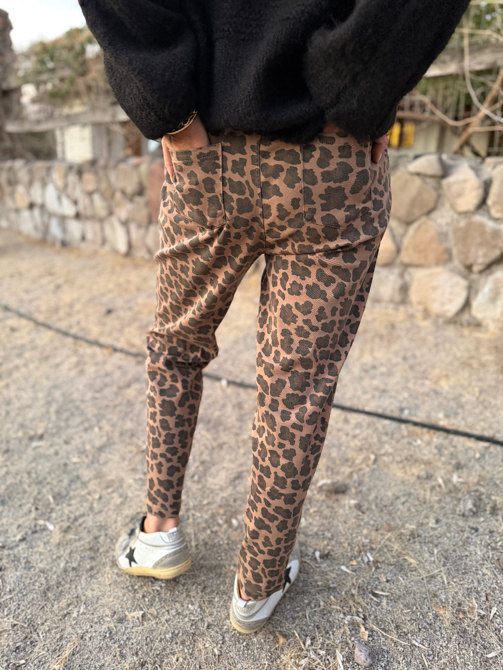 Jogger print chocolate