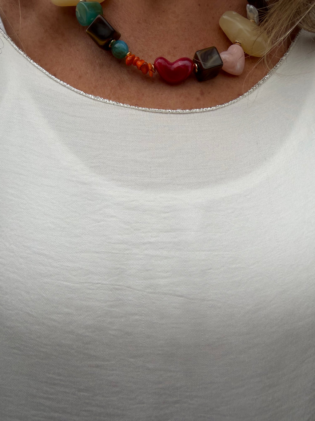 Polera seda/algodón