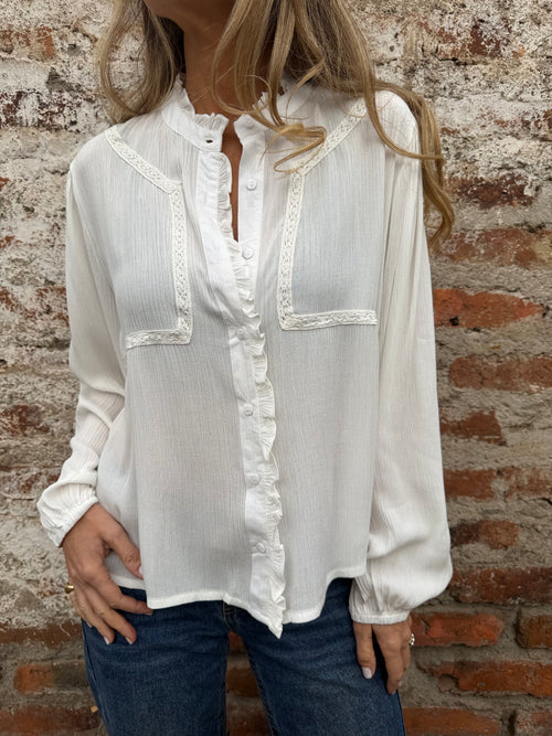 Blusa preciosa blanca