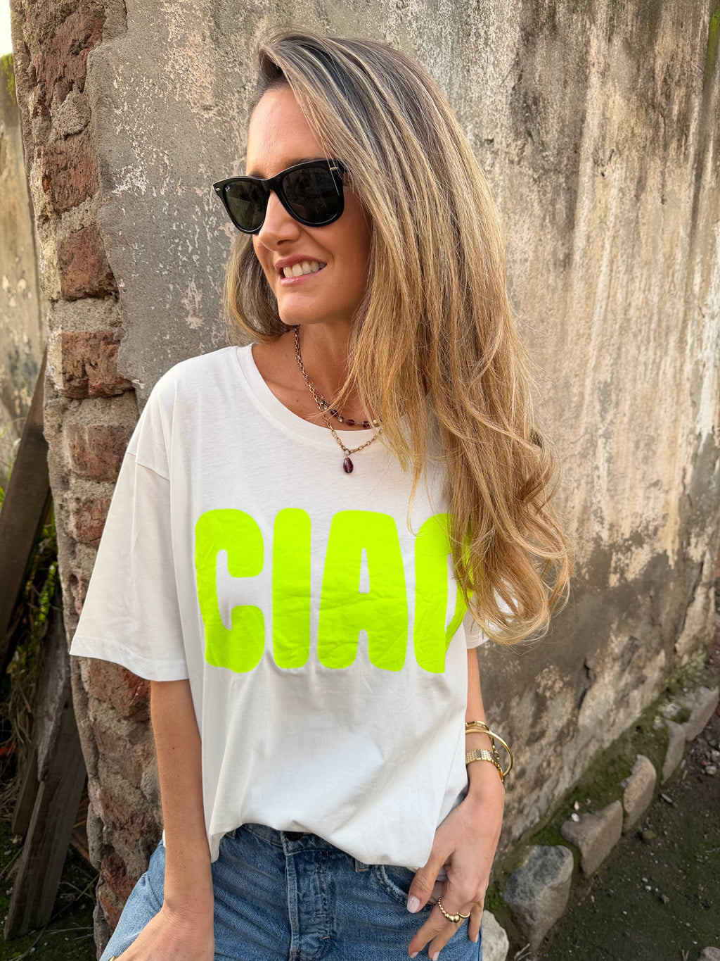 Polera ciao amarilla