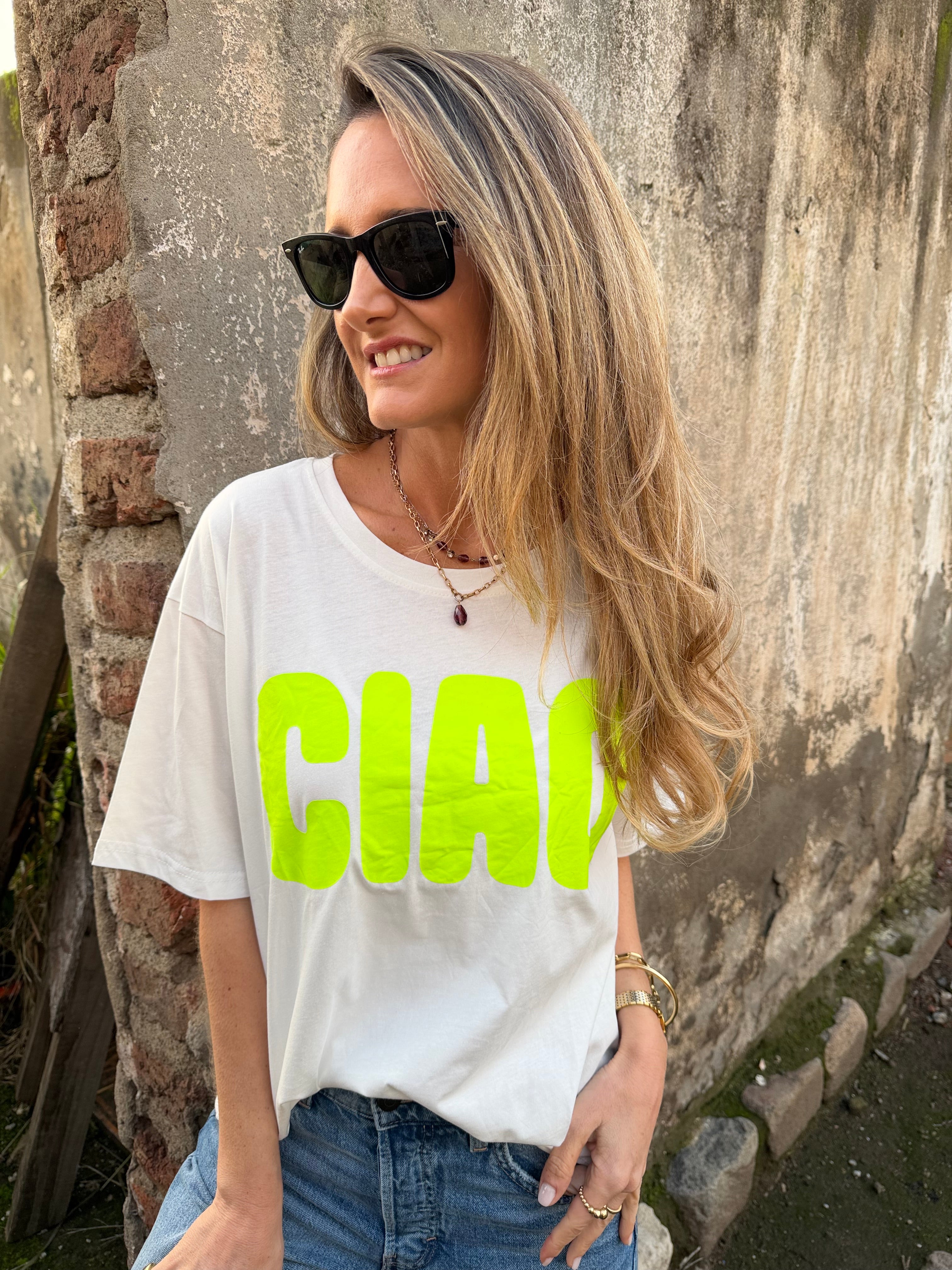 Polera ciao amarilla