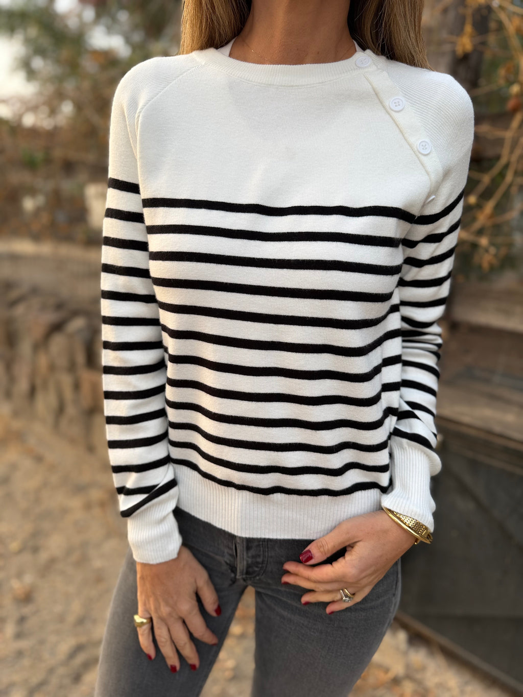 Chaleco marinero blanco