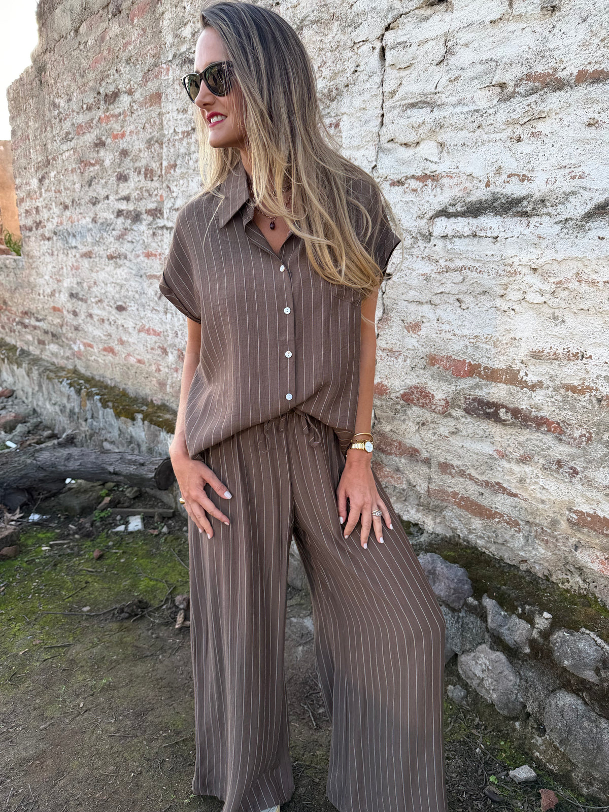 Set rayas café
